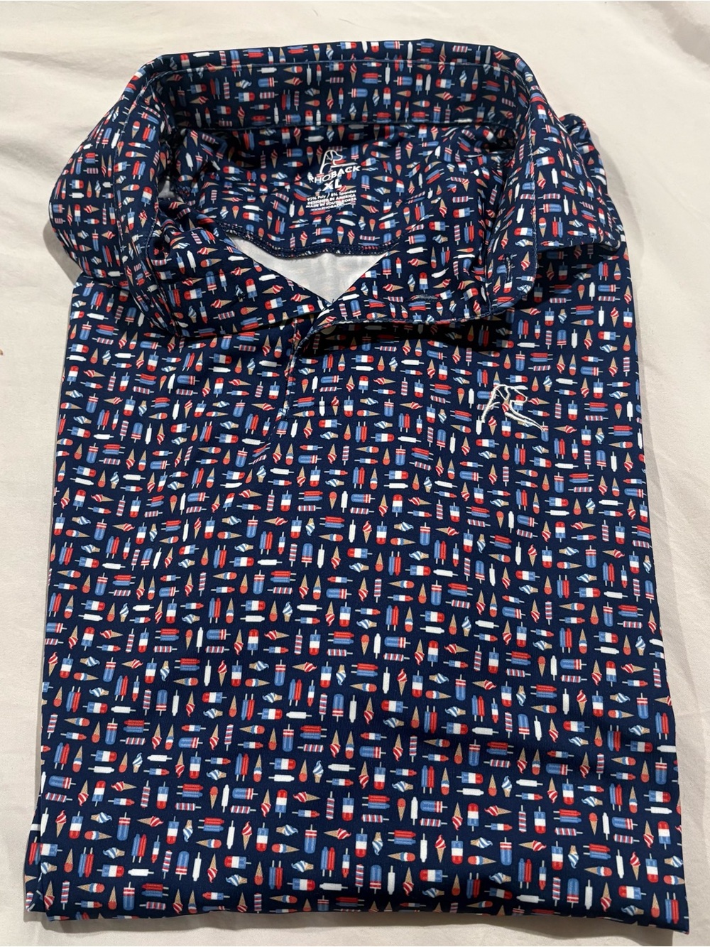 Rhoback “The Brain Freeze” Performance Polo- Men’s XL